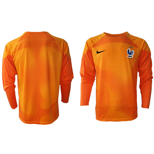 Frankrike Keeper Hjemmedrakt VM 2022 Langermet Frankrike Keeper Hjemmedrakt VM 2022 Langermet